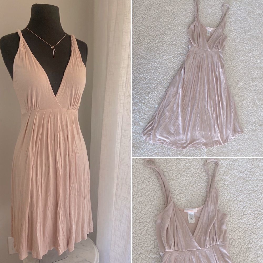 Kaitlyn Twist Strap MIDI Dress Size M